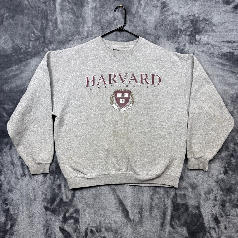 Gear For Sports Sweatshirt Mens Large Gray Harvard University Pullover Crewneck